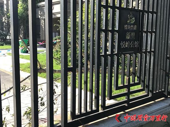 一棵景观树连根拔起,上面缠绕着撕碎的保温棉。